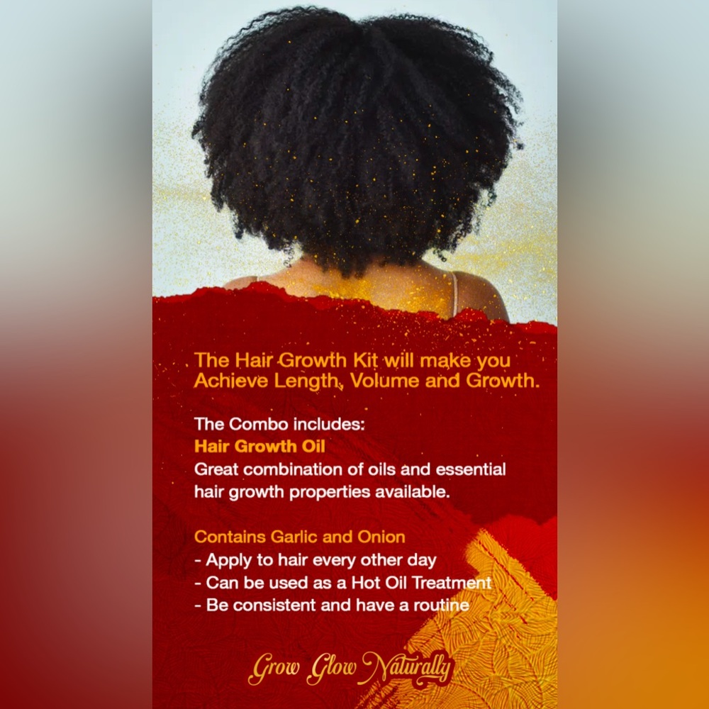Hair Growth Butter and Oil Set Hand Crafted - Picture 2 of 9